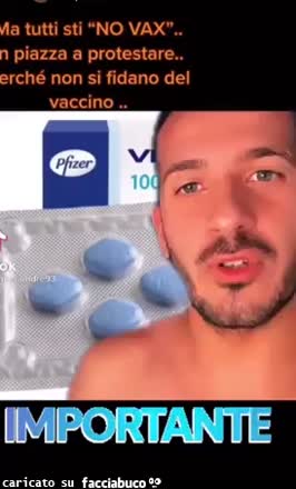 Pfizer Viagra vaccino no-vax